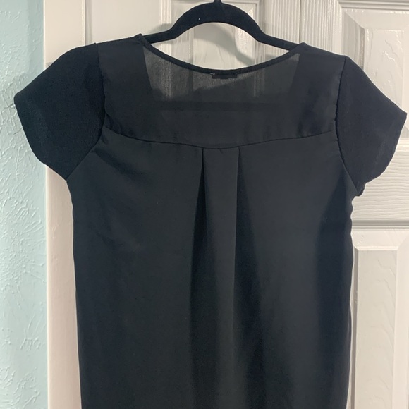 Black Charlotte Russe Hi Low Blouse - Picture 6 of 10